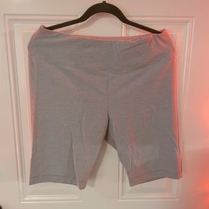 Cato pull-on stretch biker shorts gray – size L